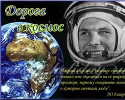 Официальное поздравление с днем космонавтики в прозе День космонавтики правописание